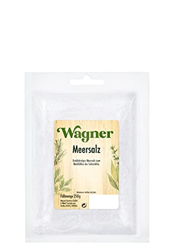 Wagner Gewürze Meersalz aus Griechenland, 6er Pack (6 x 250 g) von Wagner Gewürze