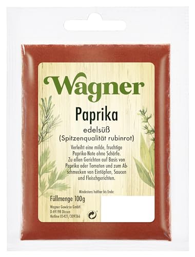 Wagner Gewürze - Paprika edelsüß original brasilianisch | 100 g im Beutel von Wagner Gewürze