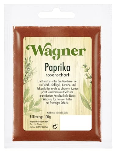 Wagner Gewürze Paprika scharf, 7er Pack (7 x 100 g) von Wagner Gewürze