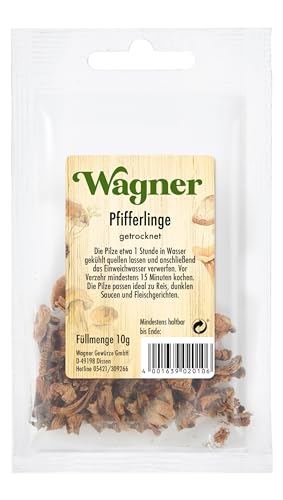 Wagner Gewürze - Pfifferlinge getrocknet | Ideal zu Reis, dunklen Saucen und Fleisch | 10 g im Beutel von Wagner Gewürze
