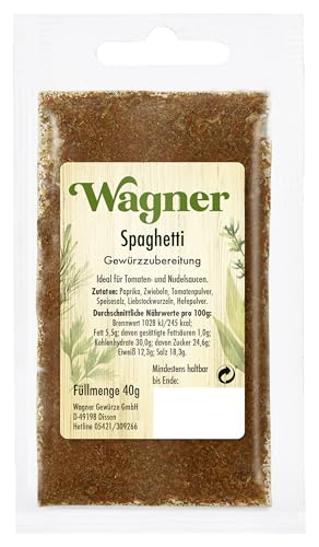 Wagner Gewürze Spaghetti Gewürzzubereitung, 40 g von Wagner Gewürze