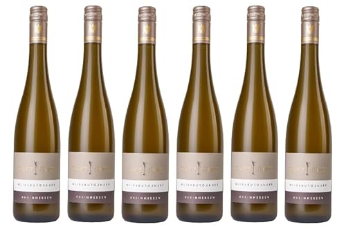 6x 0,75l - 2023er - Wagner-Stempel - Weißburgunder - VDP.Gutswein - Qualitätswein Rheinhessen - Deutschland - Weißwein trocken von Wagner-Stempel