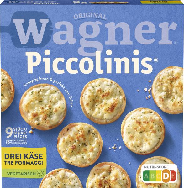 Original Wagner Pizza Steinofen Piccolinis Drei-Käse von Wagner