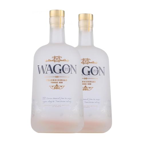 Gin Wagon 22. Transsiberian Thorn Gin 70 cl (Karton mit 2 Flaschen von 70 cl) von Wagon 22