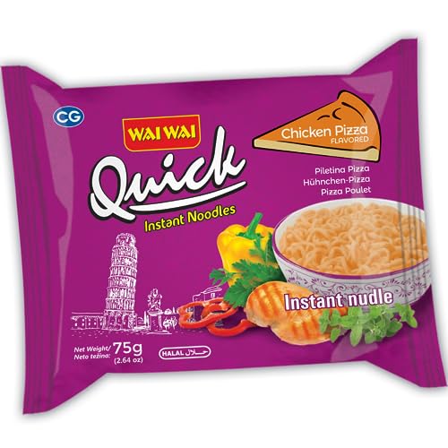 WAI WAI - Instant Nudeln Hühn Pizza - (1 X 75 GR) von Wai Wai