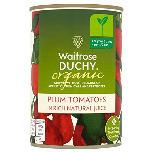 Waitrose Duchy Bio Pflaumentomaten, 400 g von Waitrose