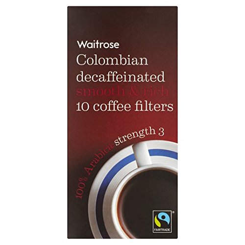 Waitrose Kaffeefilter, entkoffeiniert, 10 Stück pro Packung von Waitrose