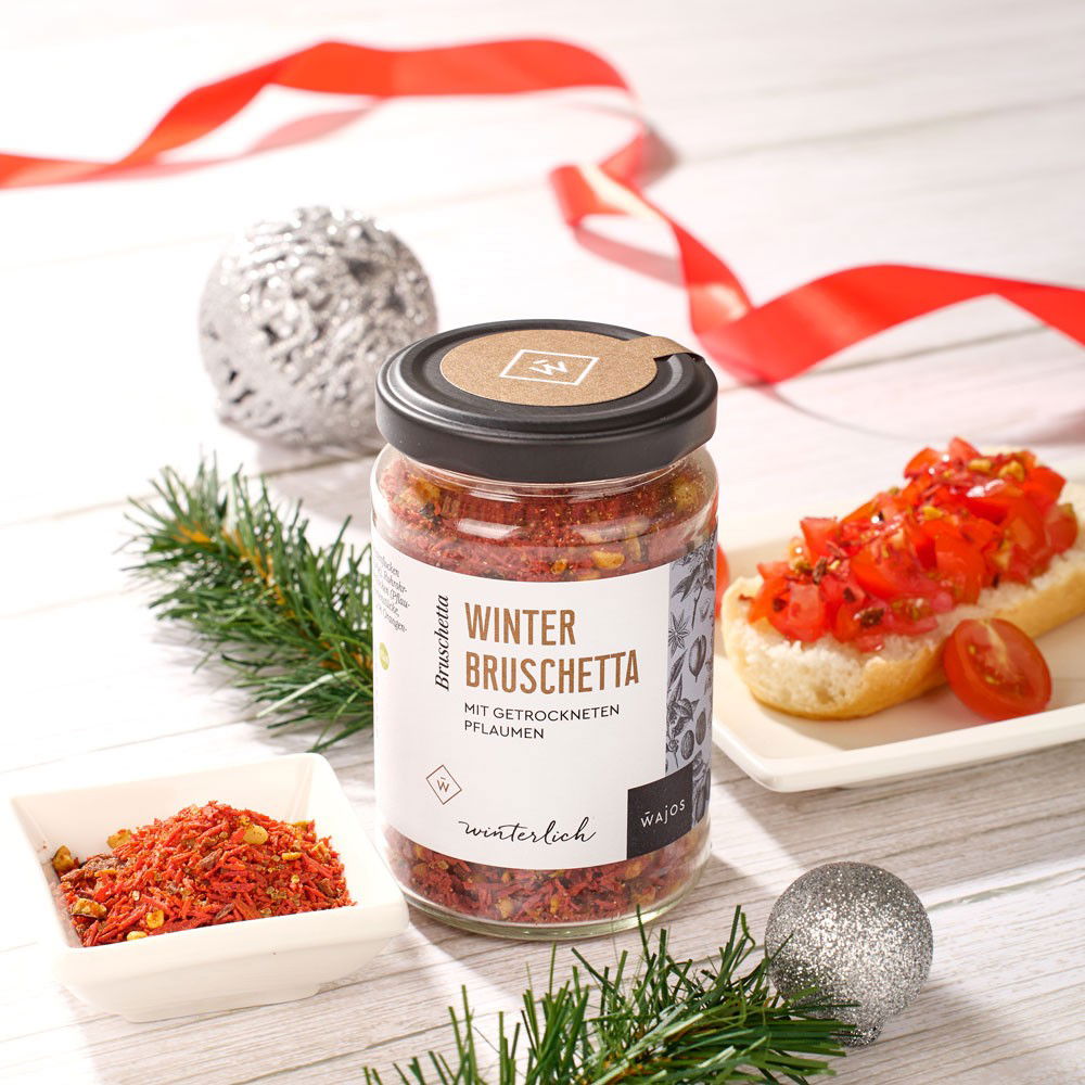 Gewürzmischung Winter Bruschetta mit getrockneten Pflaumen von Wajos