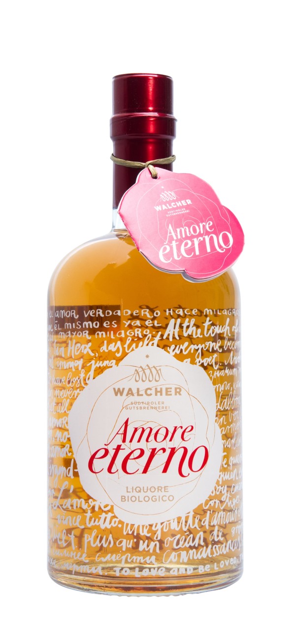 Walcher BIO Amore Eterno Rosenknospenlikör 0,5 l von Walcher Grappa