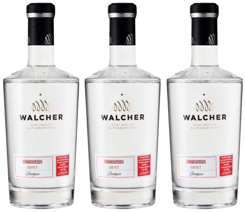 Walcher Bio Himbeergeist – Klarer, aromatischer Obstbrand aus Südtirol (3 x 0,7 l) von Walcher