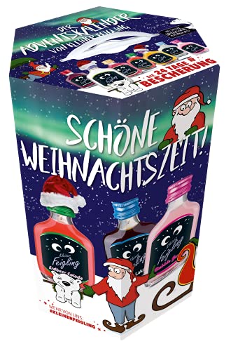 Kleiner Feigling | Adventskalender | 24 x 20ml | Marken-Spirituose | Premium Likör | Feiern mit Fantasie | 2021 von Waldemar Behn