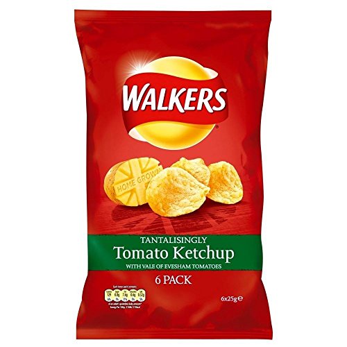 Walkers Crisps - Tomatenketchup (6X25G) von Walkers (Crisps, Snacks & Dips)