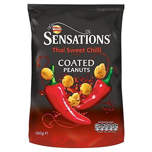 Wanderer Empfindungen Thai Sweet Chili Beschichtet Erdnüsse (165G) von Walkers (Crisps, Snacks & Dips)