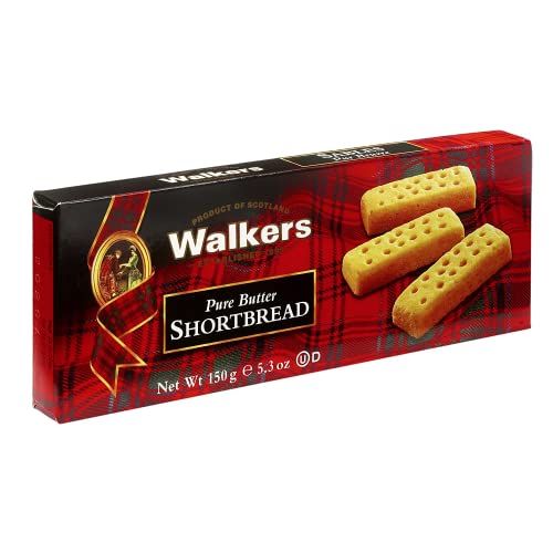 DEU | Walkers® | Reine schottische Butterkekse | Shortbread-Box mit gesalzener Butter - 150 Gr von Walkers