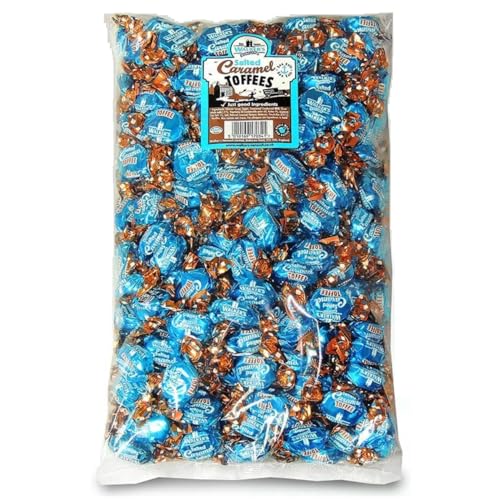 Walkers® | Gesalzenes Karamell-Toffee | Englische cremige Süßigkeiten-Lot - 2,5 kg | Gesalzene Butterbonbons von Walkers