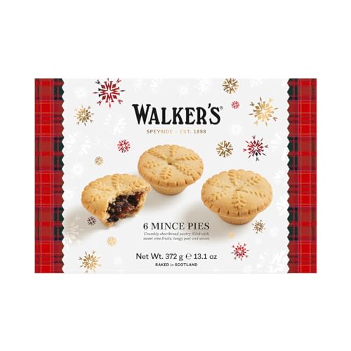 Walkers 6 Luxury Mincemeat Tarts - Net Wt. 372 g / 13.1 oz von Walkers