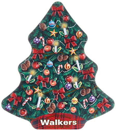 Walkers Christmas Tree Tin, 1er Pack (1 x 225 g) von Walkers