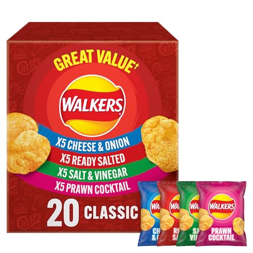 Walkers Classic Variety Multipack Chips Box 20x25g von Walkers