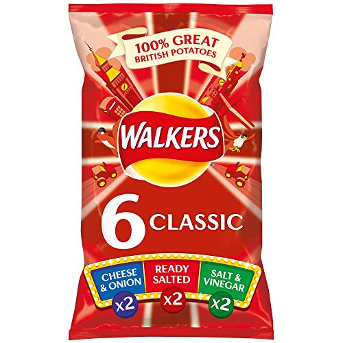 Walkers Crisps Classic Variety Multipack - Pack Size = 18x6x25g von Walkers