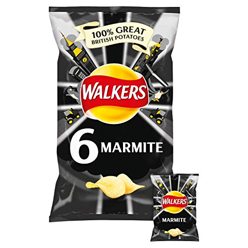 Walkers Crisps Marmite 6-Pack / 6x25g von Walkers