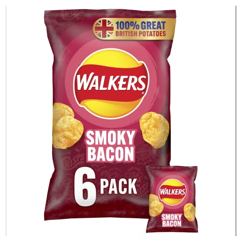 Walkers Crisps Smoky Bacon 6-Pack / 12 x 6 x 25g von Walkers