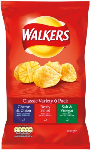 Walkers Crisps Variety 6 18 x 6 x 25g von Walkers