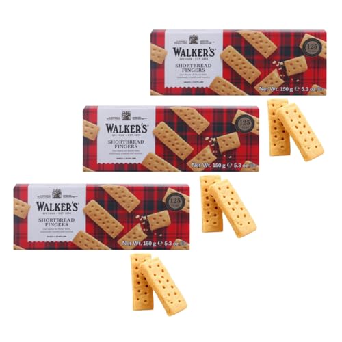 Walkers | Englische Kekse Butter und Salz - 3 Blister | Schottisches Butter-Shortbread | Traditionelle englische Kekse von Walkers