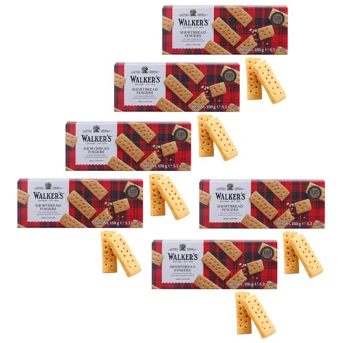 Walkers | Englische Kekse Butter und Salz - 6 Blister | Schottisches Butter-Shortbread | Traditionelle englische Kekse von Walkers