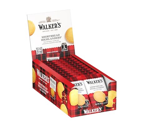 Walkers Highlander Shortbread, 40 g, 1er Pack (1 x 18 Stück) von Walkers