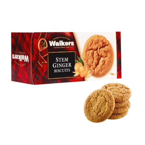 Walkers | Ingwer-Butter-Kekse – 1 Box | Mürbeteig mit Butter und Ingwer | Traditionelle englische Kekse von Walkers