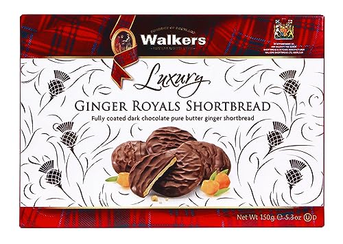 Walkers Luxury Shortbread Ingwer, 1er Pack (1 x 150 g) von Walkers