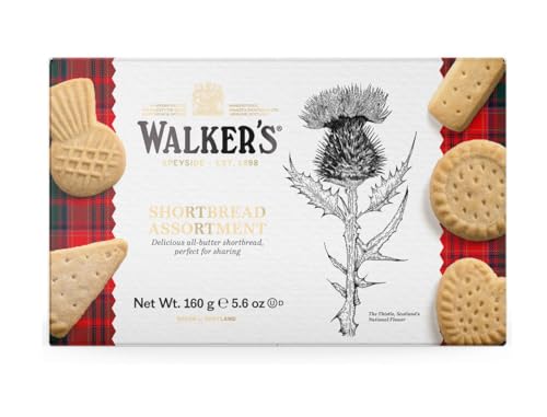 Walkers Shortbread Assorted Shortbread, 1er Pack (1 x 160 g Karton) von Walkers