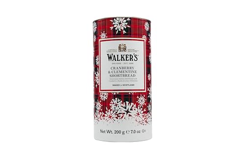 Walkers | Shortbread Cranberry & Clementine | in weihnachtlicher Dose | 200g von Walkers