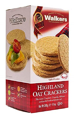 Walkers Shortbread Highland Oatcakes 280g, 4er Pack (4 x 280g) von Walkers