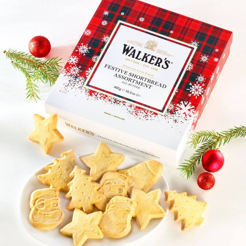 Walkers Weihnachtliche Shortbread Auswahl von Walkers