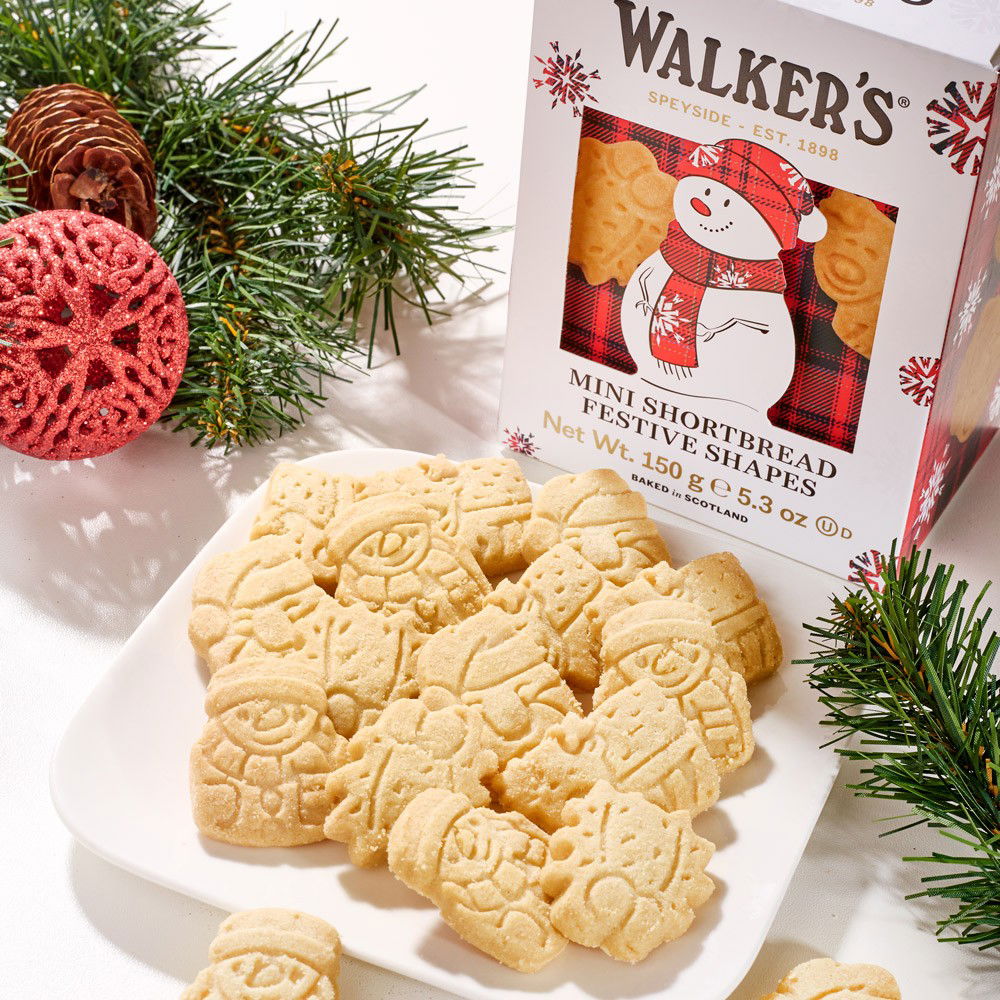 Walkers Weihnachtliches Mini-Shortbread von Walkers