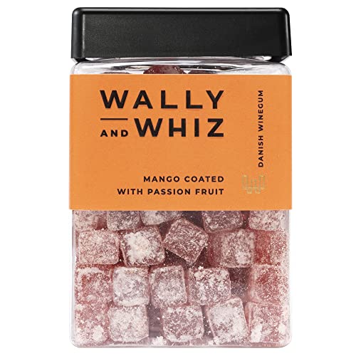 Wally and Whiz - Nordic Gourmet Winegums - Mango und Passions Geschmack - Süßigkeiten Fruchtgummis - Vegane Glutenfrei und Allergenfrei - 240g von Wally And Whiz