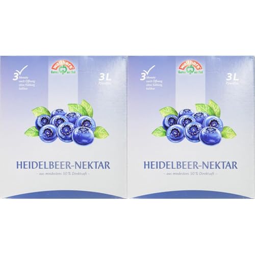 Walthers Heidelbeer Nektar, 2er Pack (1 x 3 l Saftbox) von Walther's