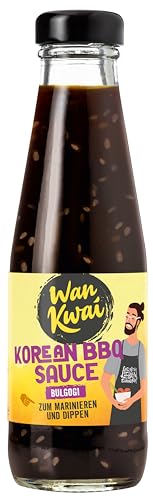 Wan Kwai Korean BBQ Sauce 200ml - Authentischer Korean BBQ Geschmack für deine Gerichte. Ideal zum Marinieren und Dippen. Bringt koreanisches Flair in deine Küche. von Wan Kwai