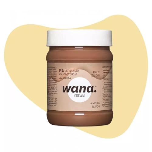 Wana - Wana Creme (250g) - Eiweißhaltige Brotaufstriche - Köstlicher Brotaufstrich - Chocolate Gianduja Cream von Wana