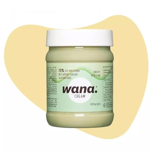 Wana - Wana Creme (250g) - Eiweißhaltige Brotaufstriche - Köstlicher Brotaufstrich - Pistazie von Wana