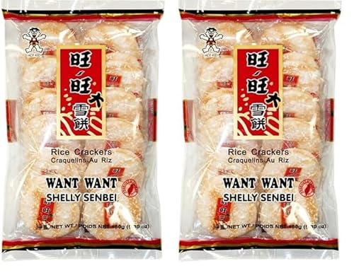 WANT WANT - Süsse Senbei Reiskräcker - 1 X 150 GR (Packung mit 2) von Want Want