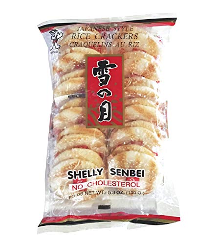 Want Want Big Shelly Shenbei Snowy Crispy Rice Cracker Biscuits - Sugar Glazed 5.30 oz. by Want Want von Want Want