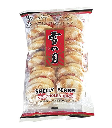 Want Want Big Shelly Shenbei Snowy Crispy Rice Cracker Biscuits - Sugar Glazed 5.30 oz. by Want Want von Want Want