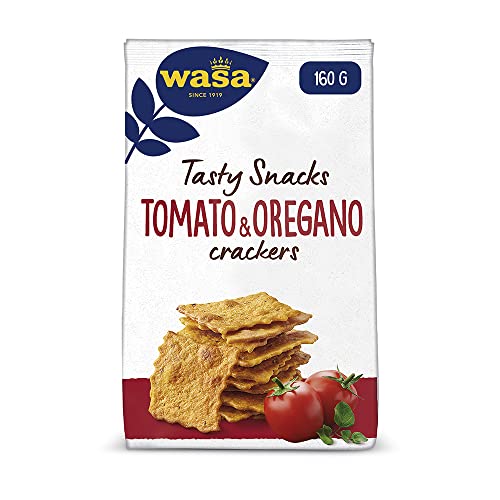 Wasa Knäckebrot Delicate Cracker Tomate und Oregano, 160 g von Wasa