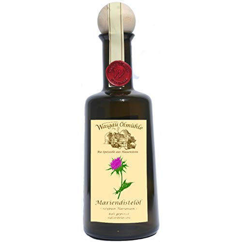 Wasgau Ölmühle - Bio Mariendistel Öl - 500ml - kaltgepresst, naturbelassen, Größe:500 ml von Wasgau Ölmühle