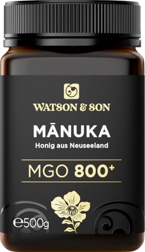 Watson & Son Manuka Honig MGO 800+ 500g | Premium Qualität aus Neuseeland von Watson & Son