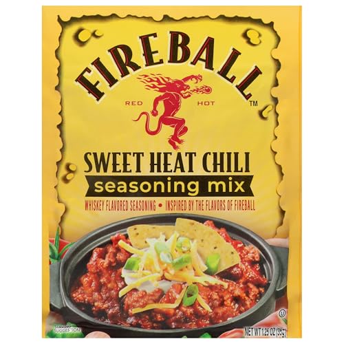 Fireball Sweet Heat Chili Seasoning Mix, 1.25 Ounce (Pack of 12) von Weber