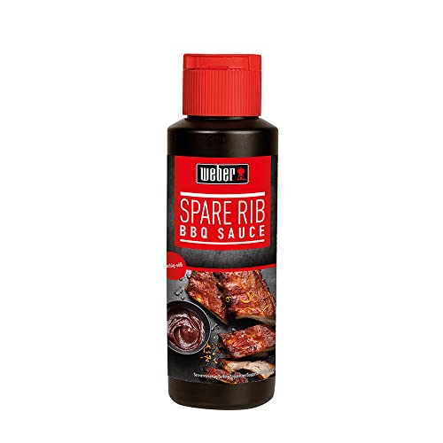 Weber Grillsauce Spare Ribs | Feinwürzige Zutaten | Leichte Rauchnote | Ohne Konservierungsstoffe | Gluten- und Lactosefrei | 300 ml von Weber