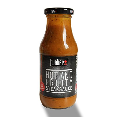 Weber Hot And Fruity Steaksauce (240ml Glas) von Weber